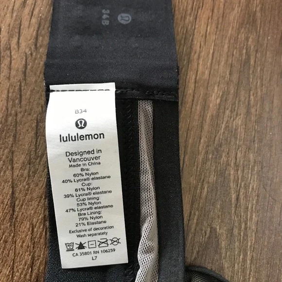 Lululemon Racer Back Bra - Picture 3 of 3